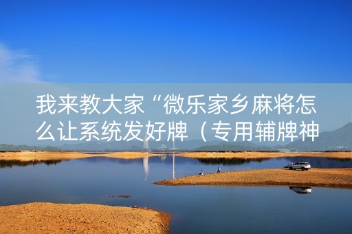 我来教大家“微乐家乡麻将怎么让系统发好牌（专用辅牌神器免安装）