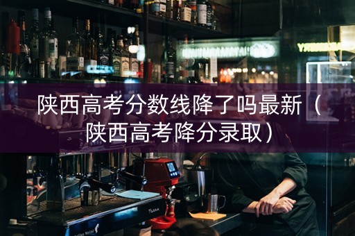 陕西高考分数线降了吗最新（陕西高考降分录取）