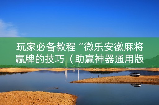 玩家必备教程“微乐安徽麻将赢牌的技巧（助赢神器通用版）