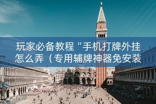 玩家必备教程“手机打牌外挂怎么弄（专用辅牌神器免安装）