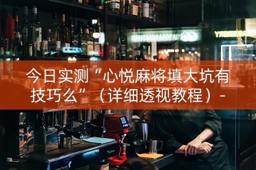 今日实测“心悦麻将填大坑有技巧么”（详细透视教程）-哔哩哔哩