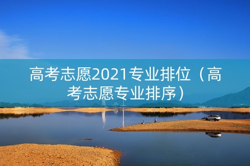 高考志愿2021专业排位（高考志愿专业排序）