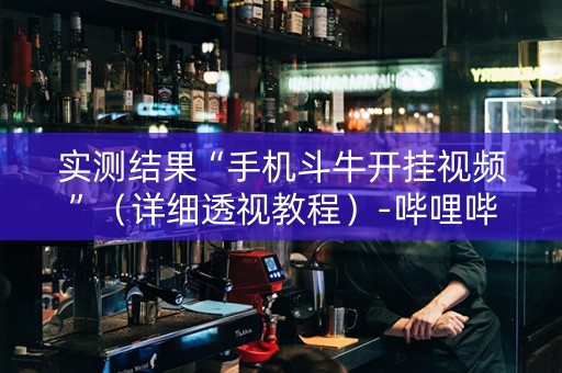 实测结果“手机斗牛开挂视频”（详细透视教程）-哔哩哔哩