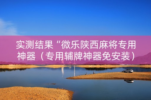 实测结果“微乐陕西麻将专用神器（专用辅牌神器免安装）