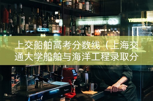 上交船舶高考分数线（上海交通大学船舶与海洋工程录取分数线）