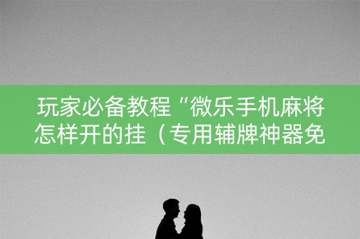 玩家必备教程“微乐手机麻将怎样开的挂（专用辅牌神器免安装）