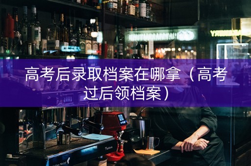 高考后录取档案在哪拿（高考过后领档案）