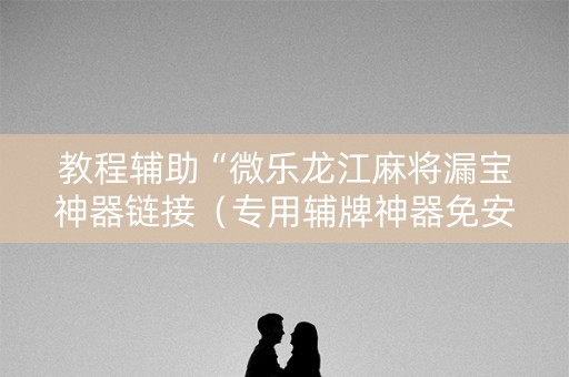 教程辅助“微乐龙江麻将漏宝神器链接（专用辅牌神器免安装）