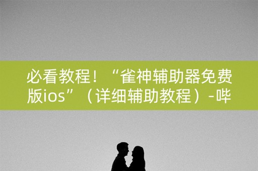 必看教程！“雀神辅助器免费版ios”（详细辅助教程）-哔哩哔哩