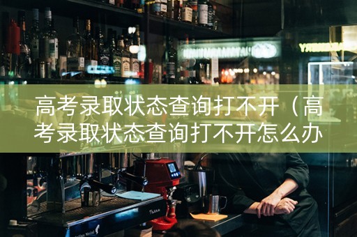 高考录取状态查询打不开（高考录取状态查询打不开怎么办）
