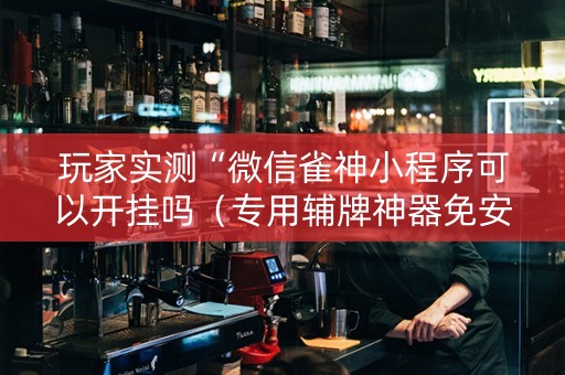 玩家实测“微信雀神小程序可以开挂吗（专用辅牌神器免安装）