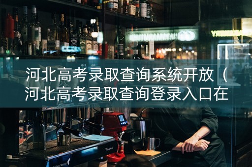 河北高考录取查询系统开放（河北高考录取查询登录入口在哪里）