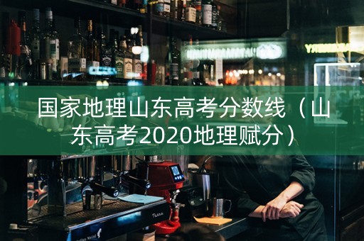 国家地理山东高考分数线（山东高考2020地理赋分）