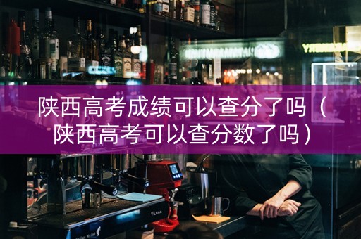 陕西高考成绩可以查分了吗（陕西高考可以查分数了吗）