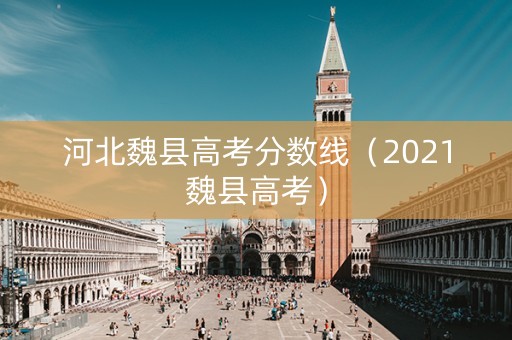 河北魏县高考分数线（2021魏县高考）