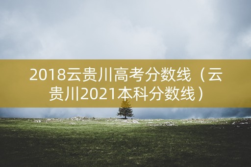 2018云贵川高考分数线（云贵川2021本科分数线）