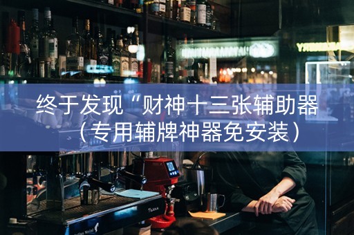 终于发现“财神十三张辅助器（专用辅牌神器免安装）