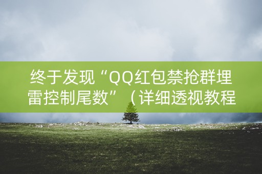 终于发现“QQ红包禁抢群埋雷控制尾数”（详细透视教程）-哔哩哔哩