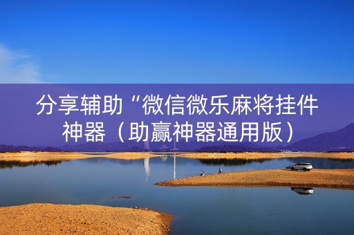 分享辅助“微信微乐麻将挂件神器（助赢神器通用版）