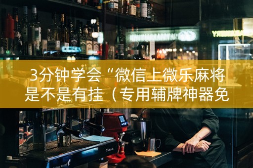 3分钟学会“微信上微乐麻将是不是有挂（专用辅牌神器免安装）