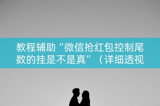 教程辅助“微信抢红包控制尾数的挂是不是真”（详细透视教程）-哔哩哔哩