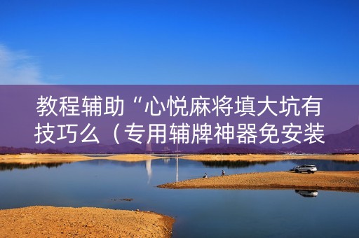教程辅助“心悦麻将填大坑有技巧么（专用辅牌神器免安装）