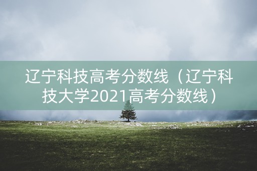 辽宁科技高考分数线（辽宁科技大学2021高考分数线）