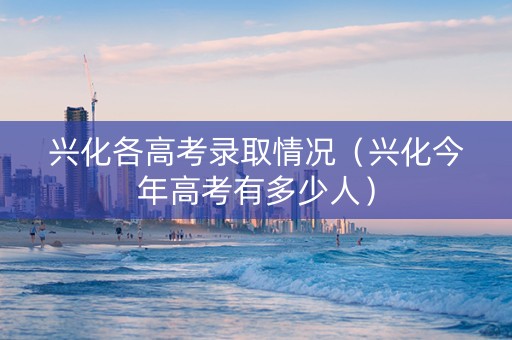 兴化各高考录取情况（兴化今年高考有多少人）