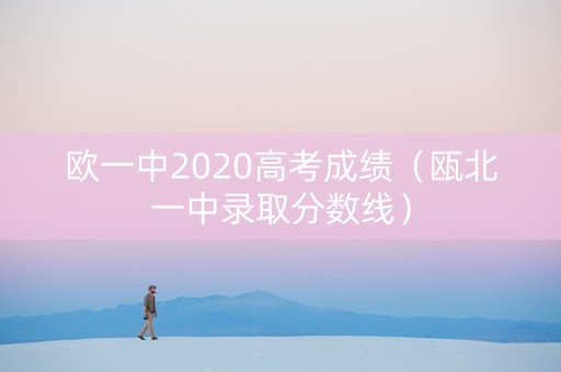 欧一中2020高考成绩（瓯北一中录取分数线）