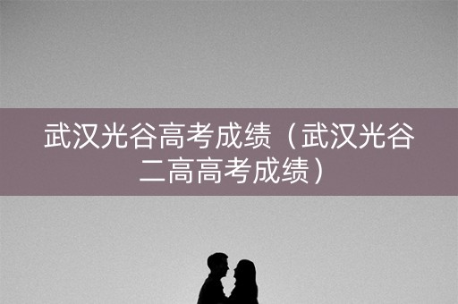 武汉光谷高考成绩（武汉光谷二高高考成绩）