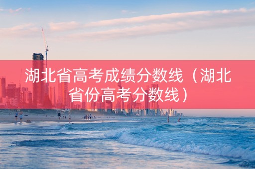 湖北省高考成绩分数线（湖北省份高考分数线）