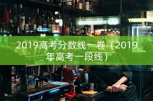 2019高考分数线一卷（2019年高考一段线）