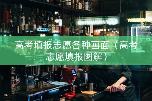 高考填报志愿各种画面（高考志愿填报图解）