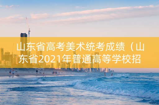 山东省高考美术统考成绩（山东省2021年普通高等学校招生美术类成绩查询）