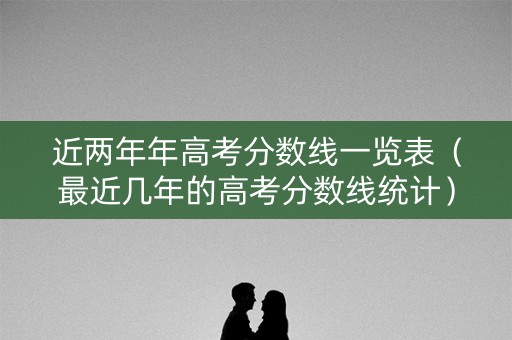 近两年年高考分数线一览表（最近几年的高考分数线统计）