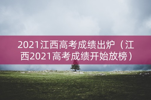2021江西高考成绩出炉（江西2021高考成绩开始放榜）