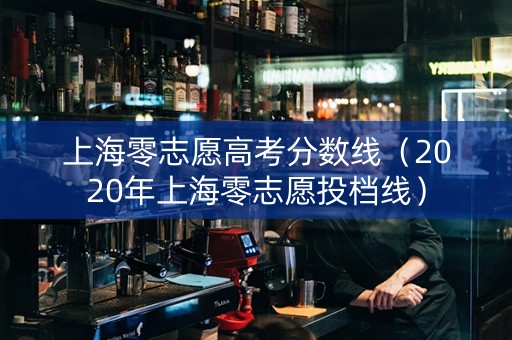 上海零志愿高考分数线（2020年上海零志愿投档线）