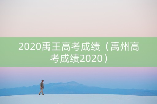 2020禹王高考成绩（禹州高考成绩2020）