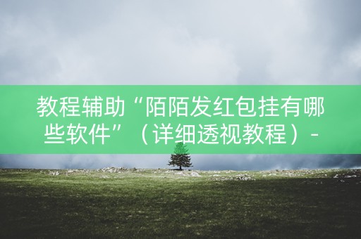 教程辅助“陌陌发红包挂有哪些软件”（详细透视教程）-哔哩哔哩