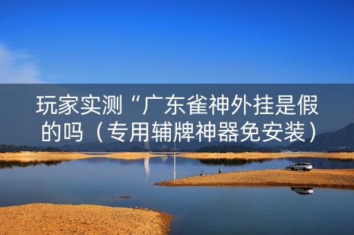 玩家实测“广东雀神外挂是假的吗（专用辅牌神器免安装）