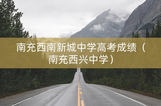 南充西南新城中学高考成绩（南充西兴中学）
