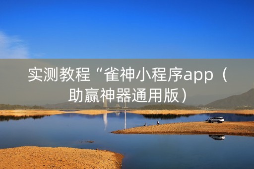 实测教程“雀神小程序app（助赢神器通用版）
