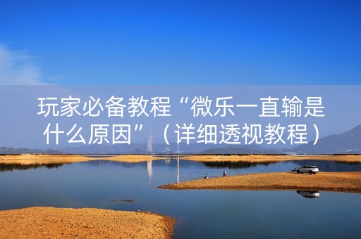 玩家必备教程“微乐一直输是什么原因”（详细透视教程）-哔哩哔哩
