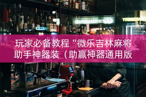 玩家必备教程“微乐吉林麻将助手神器装（助赢神器通用版）