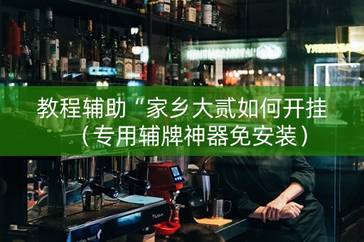 教程辅助“家乡大贰如何开挂（专用辅牌神器免安装）