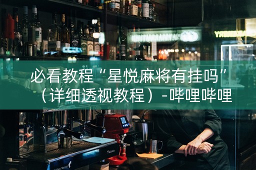 必看教程“星悦麻将有挂吗”（详细透视教程）-哔哩哔哩