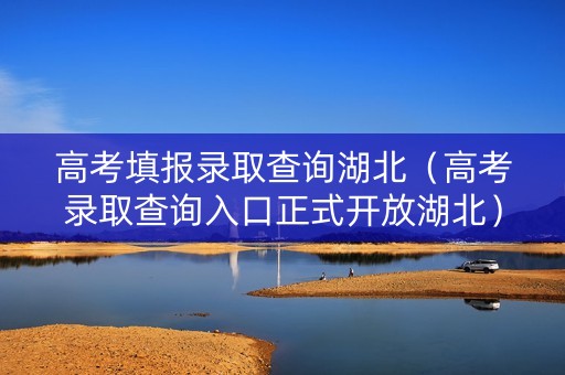 高考填报录取查询湖北（高考录取查询入口正式开放湖北）