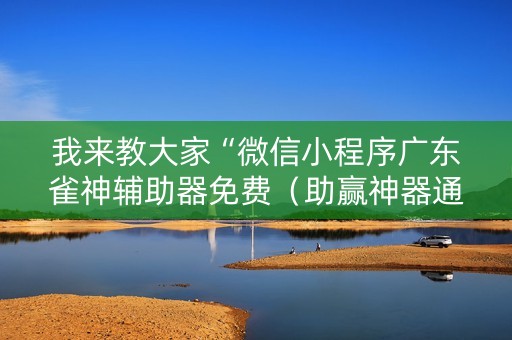 我来教大家“微信小程序广东雀神辅助器免费（助赢神器通用版）