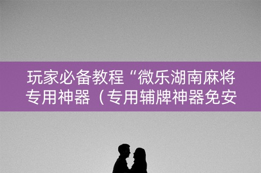 玩家必备教程“微乐湖南麻将专用神器（专用辅牌神器免安装）