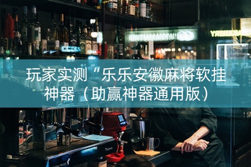 玩家实测“乐乐安徽麻将软挂神器（助赢神器通用版）